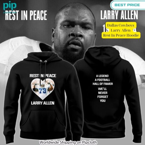 Dallas Cowboys Larry Allen Rest In Peace Hoodie (6)