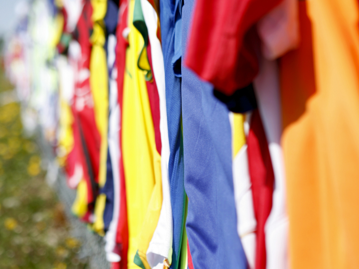 Hang or lay your jersey flat to air dry