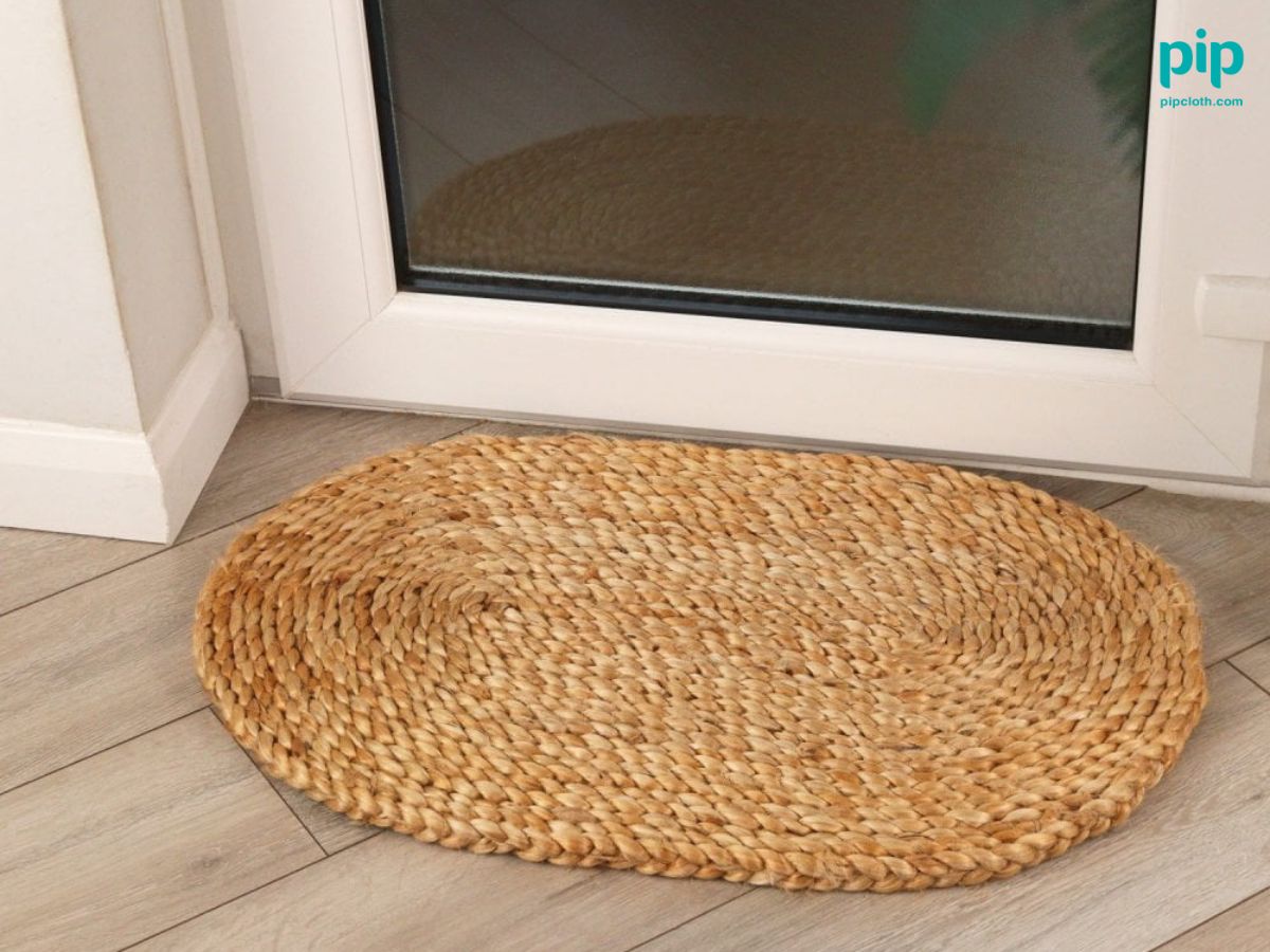 Jute doormats offer natural comfort