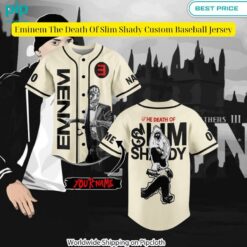 Eminem The Death Of Slim Shady Custom Baseball Jersey Best couple on earth