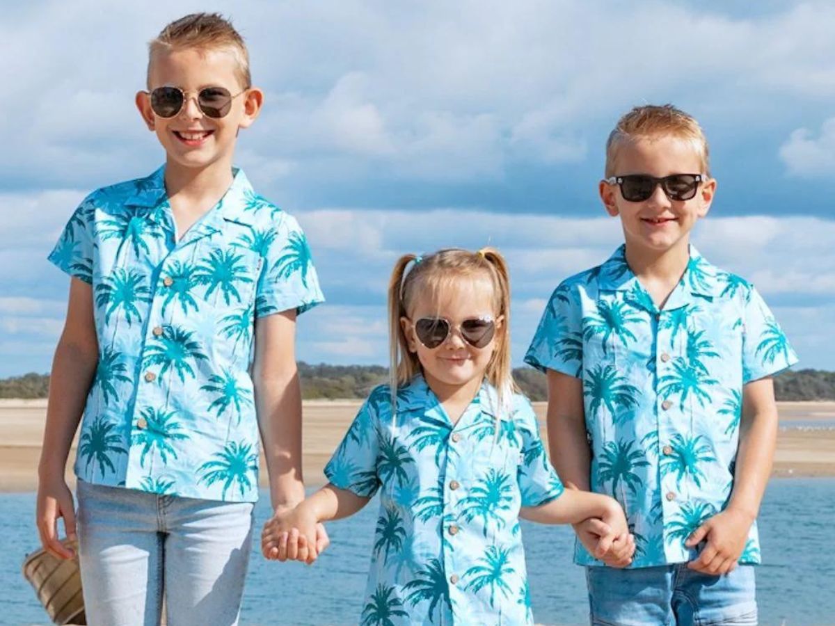 Pick the perfect fit Age, size, and growing room for kids' Hawaiian shirts