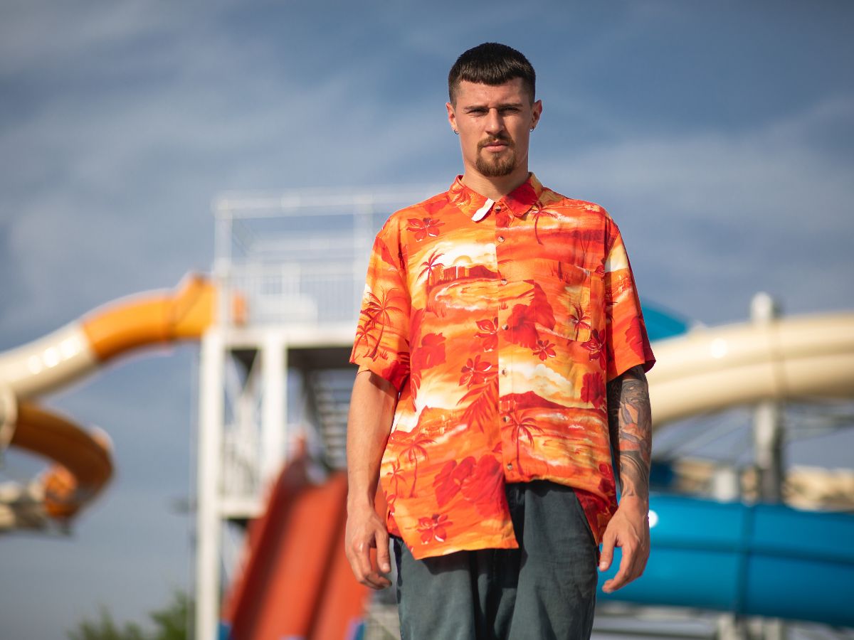 Texture and visual interest are key elements in creating a stylish and eye catching Hawaiian shirt