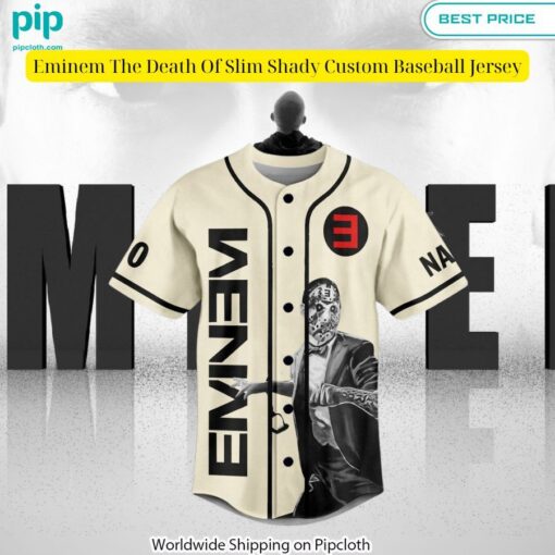 eminem the death of slim shady custom baseball jersey 2