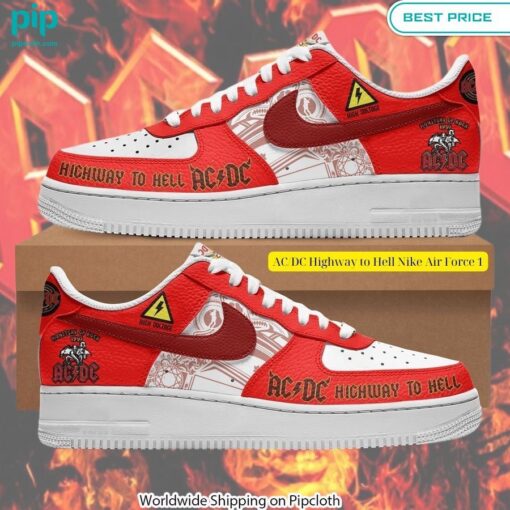 AC DC Highway to Hell Nike Air Force 1 Unique and sober