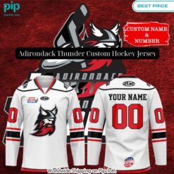 Adirondack Thunder Custom Hockey Jersey Elegant and sober Pic