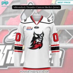 Adirondack Thunder Custom Hockey Jersey Elegant and sober Pic