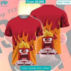 Anger Inside Out 2 Shirt Speechless