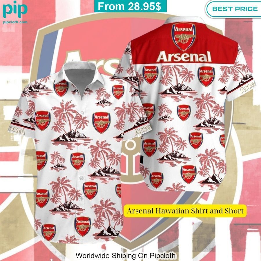 Arsenal Hawaiian Shirt and Short It is too funny