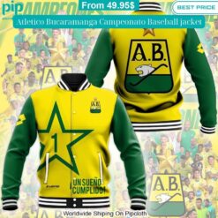 Atletico Bucaramanga Campeonato Baseball jacket Nice elegant click