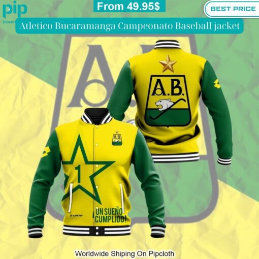 atletico bucaramanga campeonato baseball jacket 2