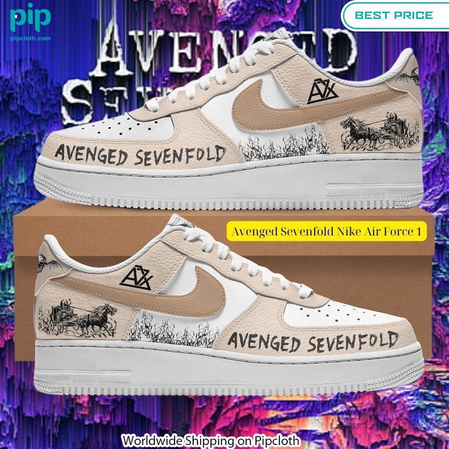 Avenged Sevenfold Nike Air Force 1 Such a scenic view ,looks great.