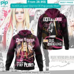 Avril Lavigne Queen Of Pop punk Shirt Trending picture dear