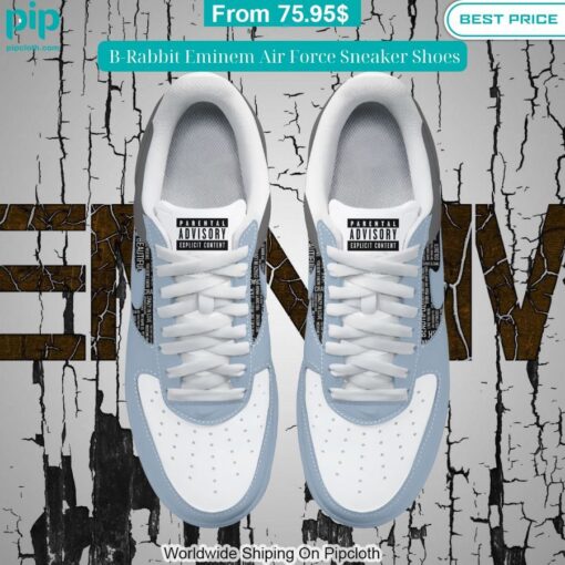 B Rabbit Eminem Air Force Sneaker Shoes Good one dear