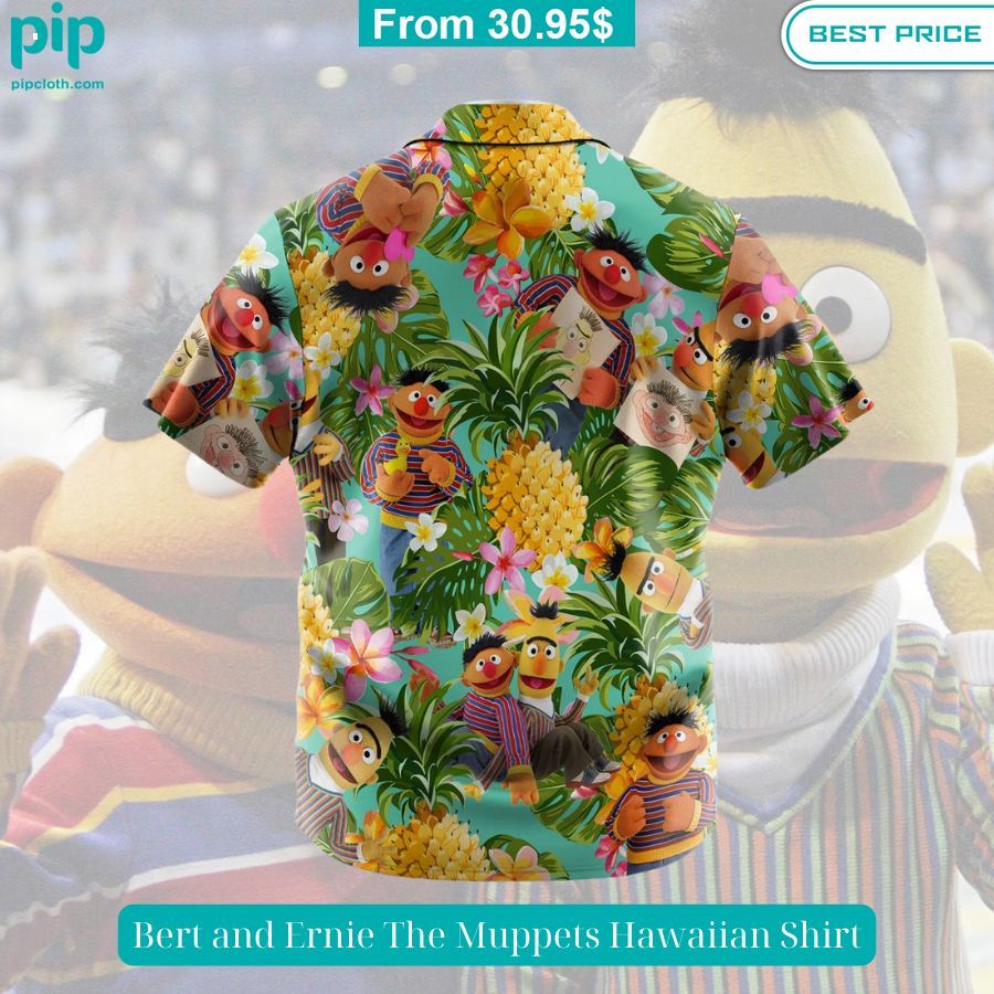 Bert and Ernie The Muppets Hawaiian Shirt Beautiful Mom, beautiful daughter