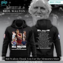 Bill Walton Thank You For The Memories Shirt Beauty queen