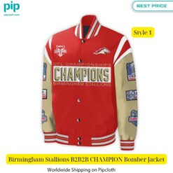 birmingham stallions b2b2b champion bomber jacket 2