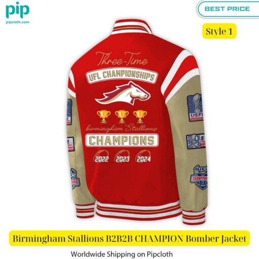 Birmingham Stallions B2B2B CHAMPION Bomber Jacket Cutting dash