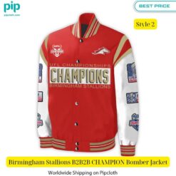 Birmingham Stallions B2B2B CHAMPION Bomber Jacket You look so healthy and fit