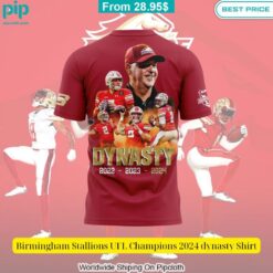 Birmingham Stallions UFL Champions 2024 dynasty Shirt You are always amazing