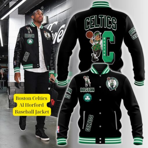 Boston Celtics Al Horford Baseball Jacket Oh my God you have put on so much!