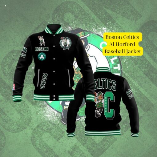 Boston Celtics Al Horford Baseball Jacket You look elegant man