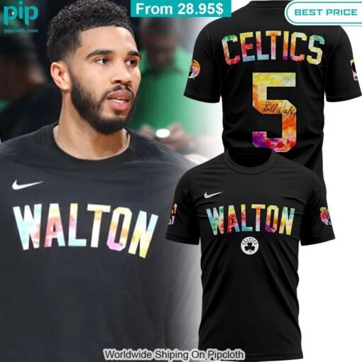 Boston Celtics Bill Walton 5 T Shirt Your face is glowing like a red rose