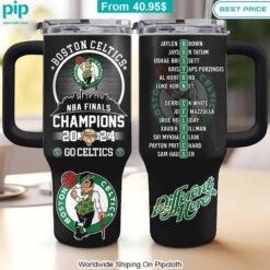 boston celtics finals champions nba 2024 stanley tumbler with straw 1