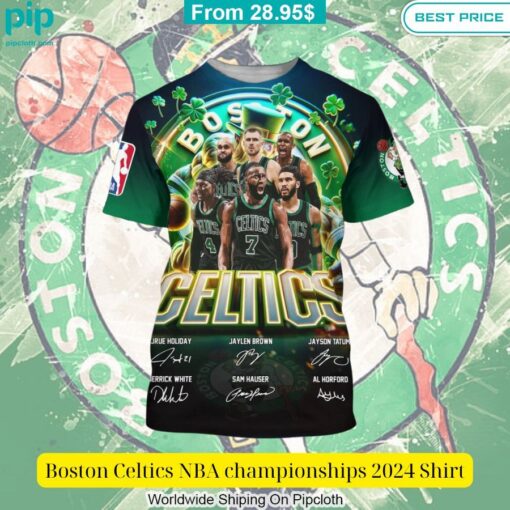 Boston Celtics NBA championships 2024 Shirt Amazing Pic