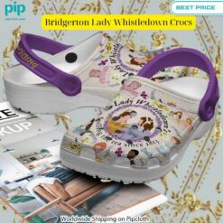 Bridgerton Lady Whistledown Crocs Nice shot bro