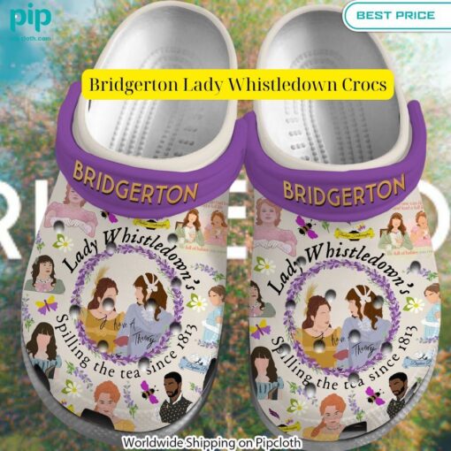 Bridgerton Lady Whistledown Crocs Awesome Pic guys