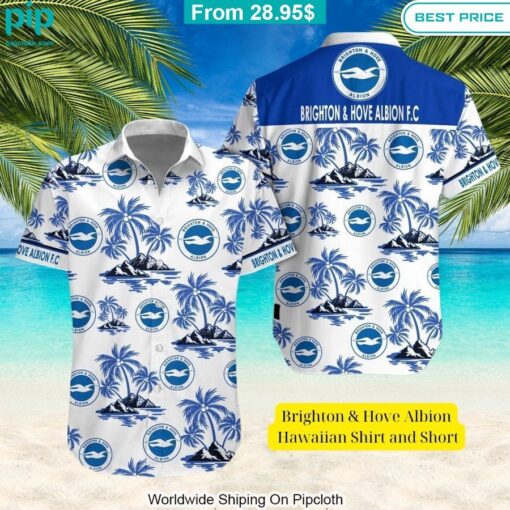 Brighton & Hove Albion Hawaiian Shirt and Short You look so healthy and fit