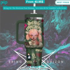 bring me the horizon post human nex gen 40 oz tumbler with straw 3