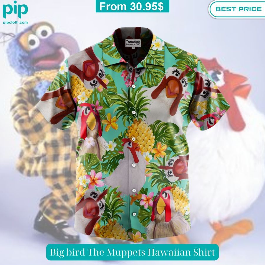 Camilla The Chicken The Muppets Hawaiian Shirt Nice place and nice picture