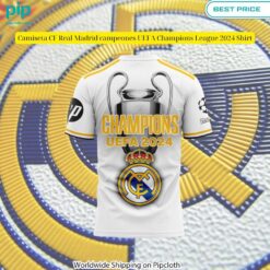 camiseta cf real madrid campeones uefa champions league 2024 shirt 3