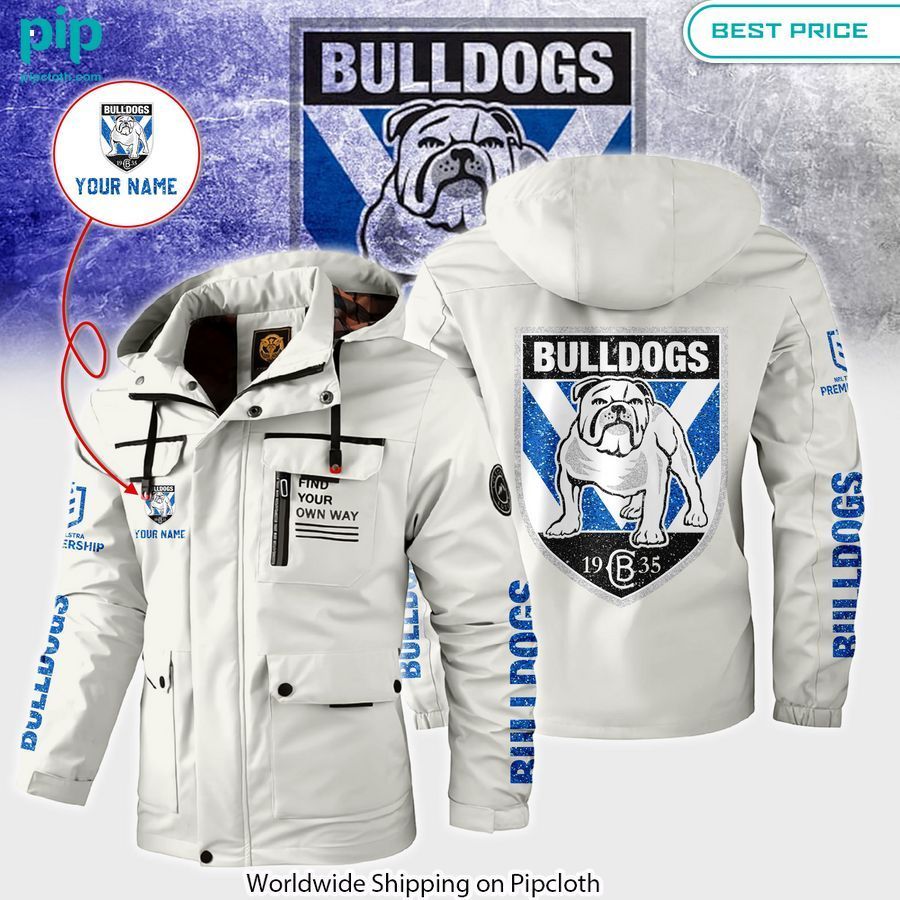 Canterbury Bankstown Bulldogs Custom Windbreaker Jacket Trending picture dear