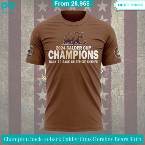 champion back to back calder cups hershey bears shirt 2