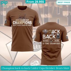 champion back to back calder cups hershey bears shirt 4