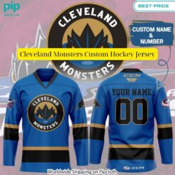 Cleveland Monsters Custom Hockey Jersey Good one dear