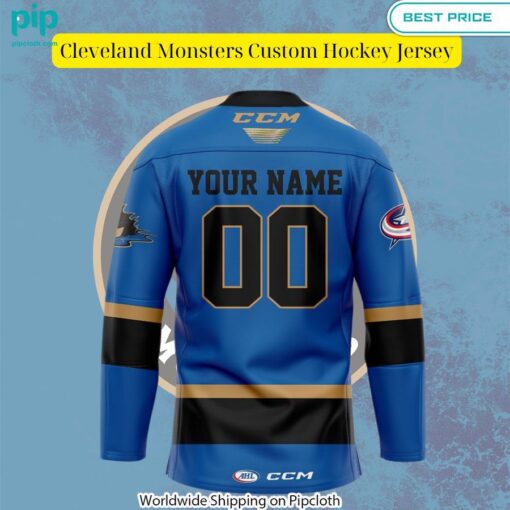 cleveland monsters custom hockey jersey 3