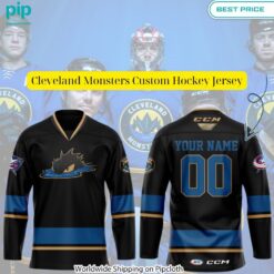 cleveland monsters custom hockey jersey 4