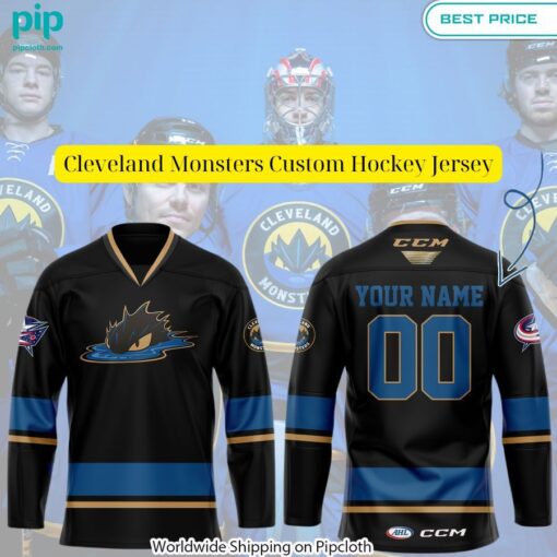 cleveland monsters custom hockey jersey 4