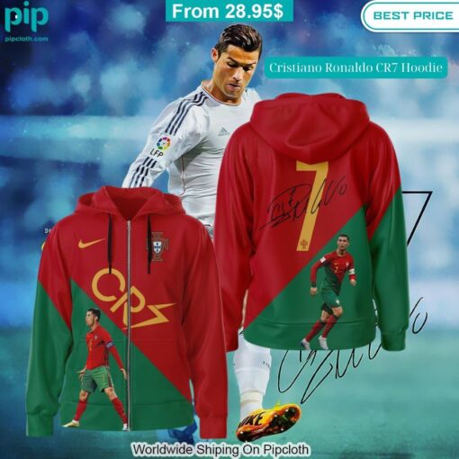 Cristiano Ronaldo CR7 Portugal Hoodie Awesome Pic guys