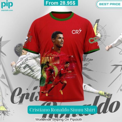 Cristiano Ronaldo Siuuu Shirt Wow, cute pie