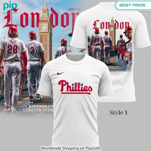 Crossing the Pond Philadelphia Phillies T Shirt Great, I liked it