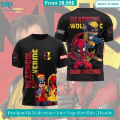 deadpool wolverine come together shirt hoodie 1