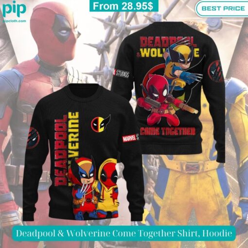 deadpool wolverine come together shirt hoodie 2