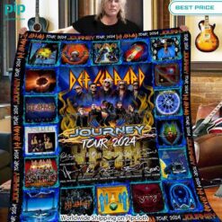 Def Leppard Journey Tour 2024 Blanket Have no words to explain your beauty