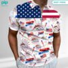 Denver Broncos Happy 4th of July Independence Day Zip Polo Rocking picture