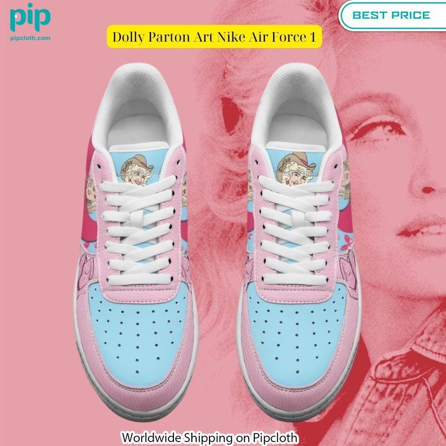 Dolly Parton Art Nike Air Force 1 Oh my God you have put on so much!