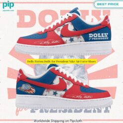 Dolly Parton Dolly for President Nike Air Force Shoes Gang of rockstars